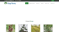 Desktop Screenshot of ganganursery.com