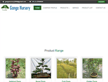 Tablet Screenshot of ganganursery.com